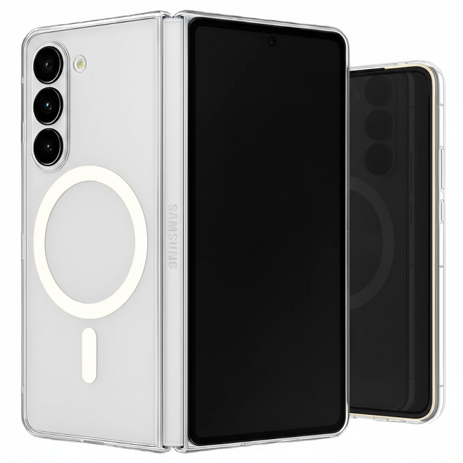 My Gallery 정품 맥세이프 투명 케이스 아이폰 갤럭시 슬림핏 변색방지 2배자력