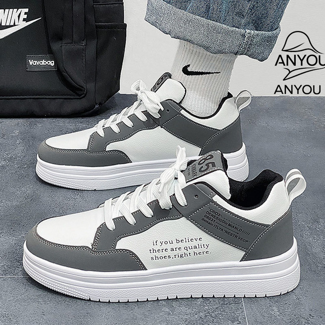 ANYOU 남성 캐주얼 슈즈 사계절 초경량 남자운동화 스니커즈