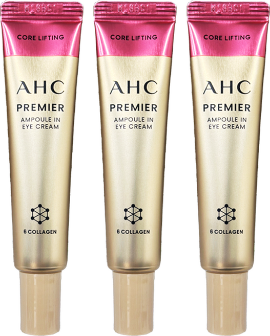 AHC 프리미어 앰플 인 아이크림 코어 리프팅 시즌12, 12ml, 3개
