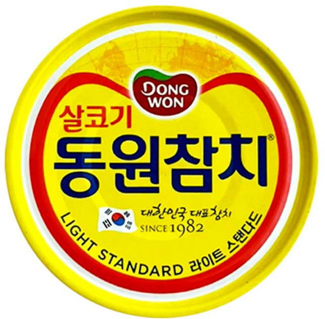 동원 라이트 스탠다드 참치, 100g, 9개