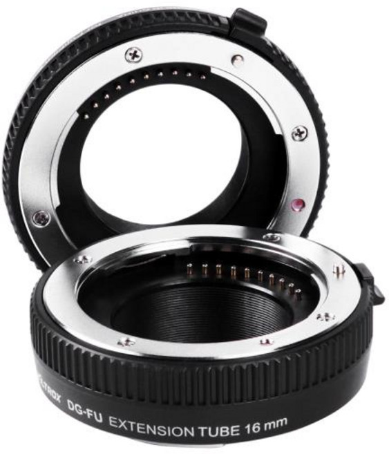 Viltrox DG-FU 접사 링 오토 포커스 AF 대응 익스텐션 튜브 10mm 16mm 연장 튜브 오토 포커스 메탈 마운트 Fujifilm X 마운트 매크로 렌즈용 접사 링, 한개옵션0, 1개