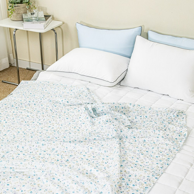 까사모니크 엘린 여름 냉감 홑이불 휴비스 듀라론 국내생산 100%