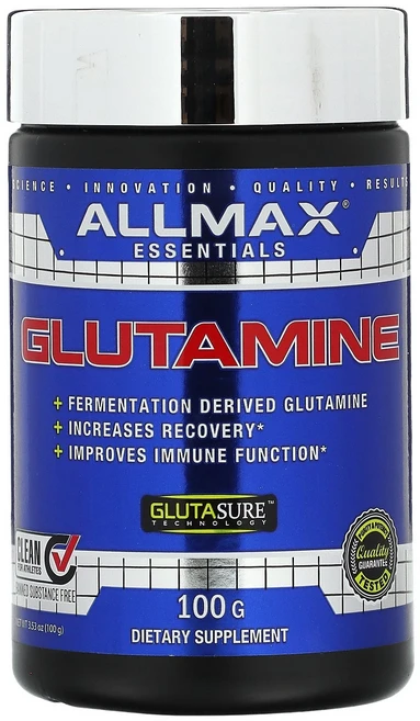 ALLMAX Essentials Glutamine 3.53 oz (100 g), 100 g, 100g, 1개 - 쿠팡