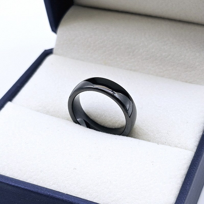 6mm 오닉스반지 천연원석 오닉스 반지 남녀공용 링반지 블랙오닉스반지