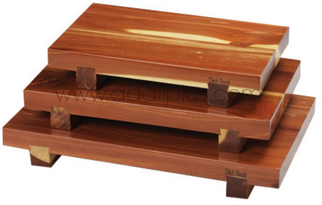 향나무 도마 초밥 접시 사라 스시도마 3종류, 1개