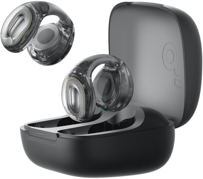 앤커 사운드코어 C40i 오픈형 블루투스 이어폰, 클리어 블랙, A3331