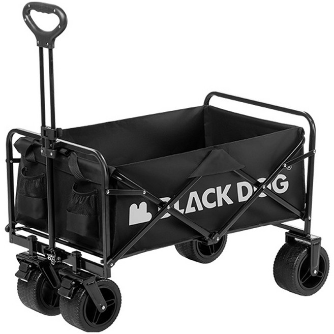 BLACKDOG 시티워크 회전형 바퀴 캠핑웨건 100L CBD2300JJ023, 1개, 블랙