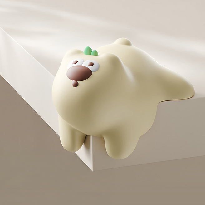 시우리빙 말랑 캐릭터 모서리 보호대 충격방지 4P, 곰, 1세트