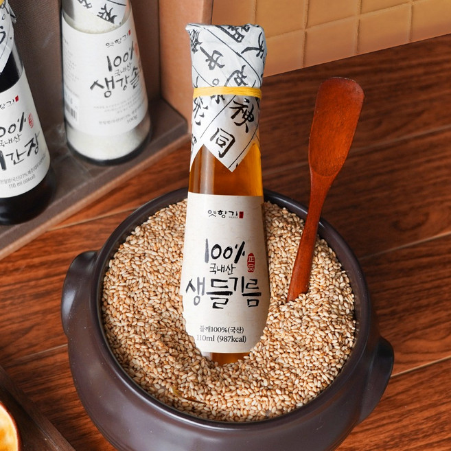 옛향기 국산 생들기름, 1개, 110ml