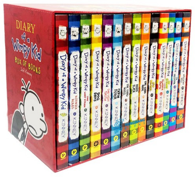 영어원서 Diary of a Wimpy Kid Box of 14 Books - Paperback 미국판 윔피키드