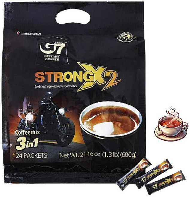 베트남 G7인스턴트 3in1스트롱믹스커피 25g 24개입, 1개