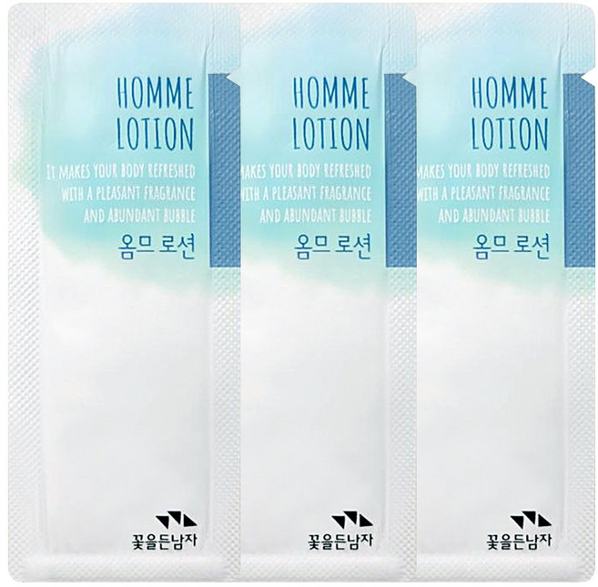 꽃을든남자 일회용 옴므 로션, 50개