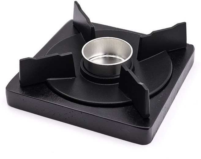 국산 킹서진 신 사각 우드 워머기 이자카야 개인 미니 화로, 알콜통+워머상판+나무하판(블랙), 1개