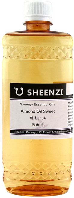 SHEENZI 甜杏仁油基礎油 (西班牙產區), 1個, 500ml