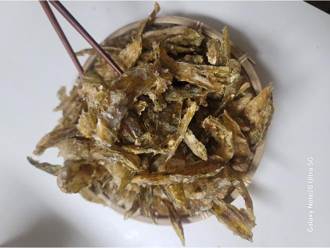 고추부각( 찹쌀로 쪄서말린 고추), 1개, 300