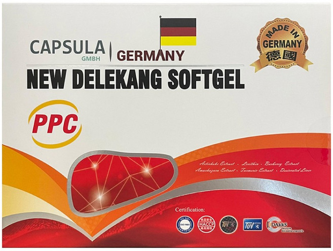 CAPSULA GERMANY 新德利康軟膠囊, 1個, 60粒+30粒, 90顆