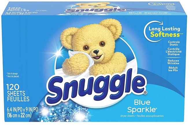 스너글 건조기 드라이시트 블루 스파클, 1개, 120매입