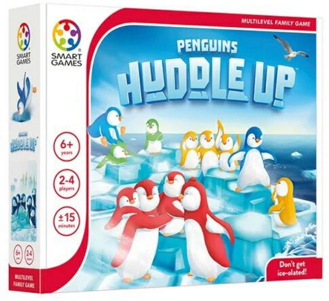 Smart Games Penguins Huddle Up 企鵝家族桌遊 適合 6 歲以上 2-4 人家庭遊戲