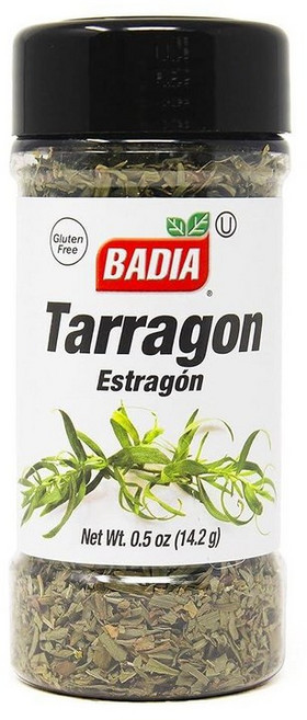 Badia 바디아 타라곤 14.2g(0.5온스) - 향기롭고 달콤함 프랑스풍 맛 말린 잎 글루텐 프리 및 코셔, Badia 타라곤 14.2g(0.5oz) – 향기롭고