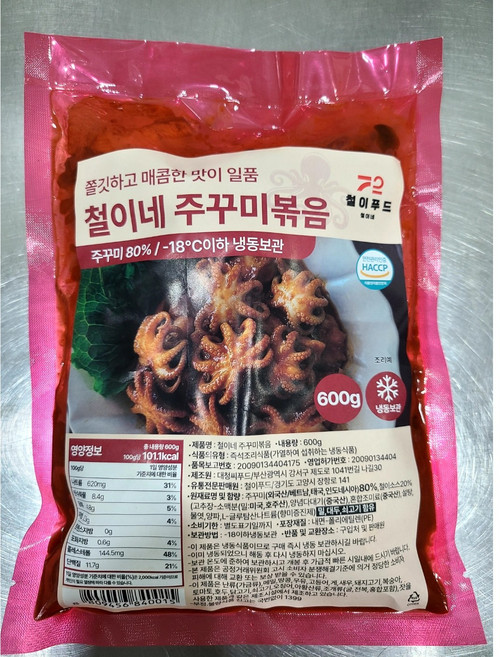 철이네 쭈꾸미볶음, 5개, 600g