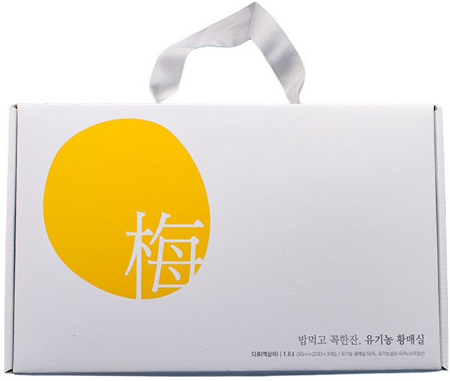 유기농 3년숙성 황 매실액기스 선물세트 - 스틱형 (30ml 20포 60포) 하동 황매실청, 30ml, 유기농 매실스틱 (선물세트/고급), 60개