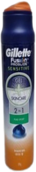 질레트 퓨전 프로글라이드 센서티브 2 in 1 퓨어스포츠 쉐이빙 젤, 170g, 1개