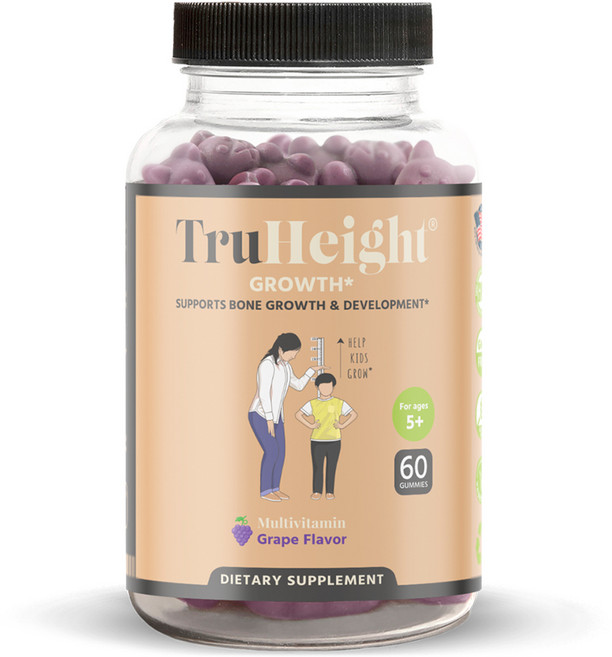 트루하이트 키즈 어린이 구미 젤리 종합비타민 만5세이상 포도맛 60구미젤리 아르기닌 황기, 1개, 60정