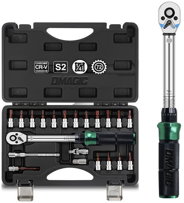 디매직 자전거 토크렌치 21PCS 전문 수리 공구, 1세트