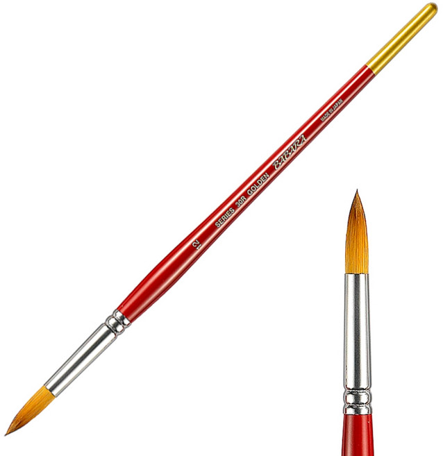 바바라 수채화붓 30R 12호, 단품, 단품
