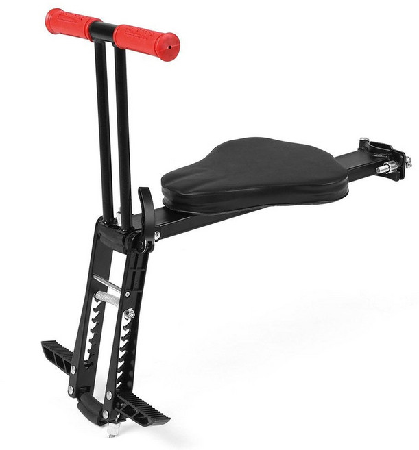 승용차자전거캐리어 자전거캐리어 kids front seat baby front mount 자전거 캐리어 좌석 접이식 자전거 좌석 경량 자전거 앞 마운트 용 캐리어, 없음, 1개