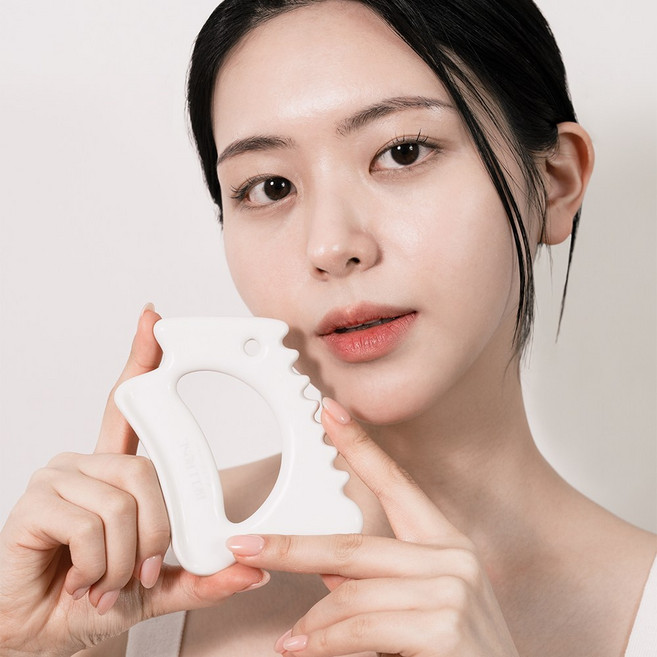 벨로즈 국산 세라믹 D 바디 괄사 마사지 도구, 1개