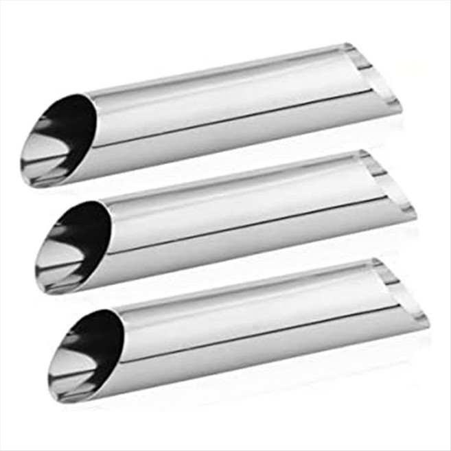 Brioche Bread Loaf Cannoli Tubes 스테인레스 스틸 Cannoli 형태가 아닌 크림 호른 덴마크 생과자-몰드