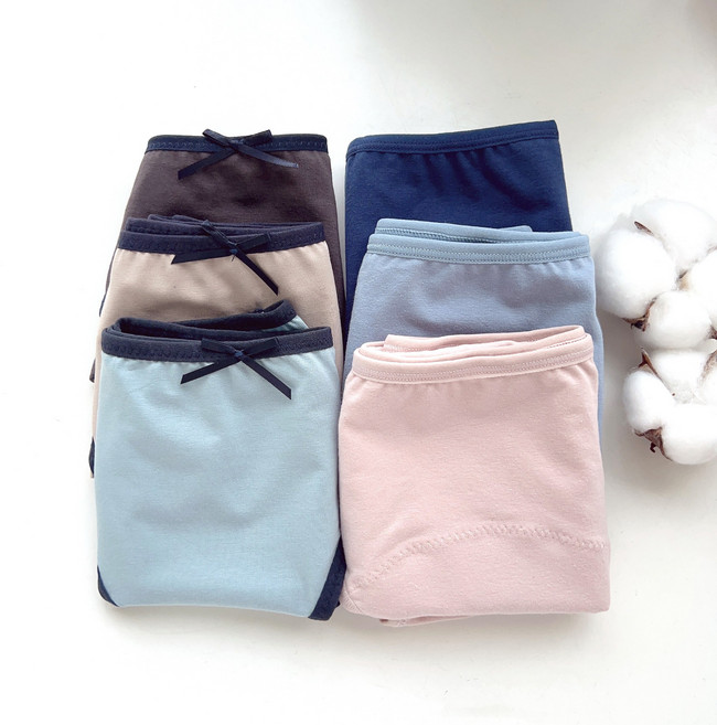 이너라인 주니어 여성 안심커버 위생팬티 6종세트