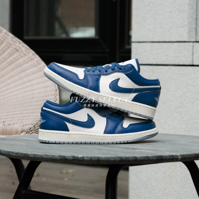 FUZZY Air Jordan 1 Low Industrial Blue 風暴藍 運動鞋 FN5214-141, 1個, 下單後請注意商品諮詢可加速出貨此選項請勿下單