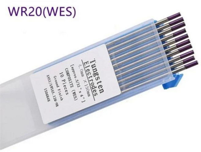 전문 텅스텐 전극 용접 전극 150mm 1.0 1.6 2.4mm WL20 WT20 WC20 WL15 WP 150mm 6 인치