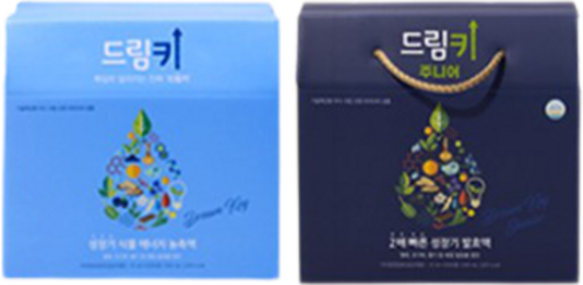 드림키주니어 1박스+드림 키 1박스 / 어린이 청소년 중학생 성장기 고함량 성장 발효액, 1.5L