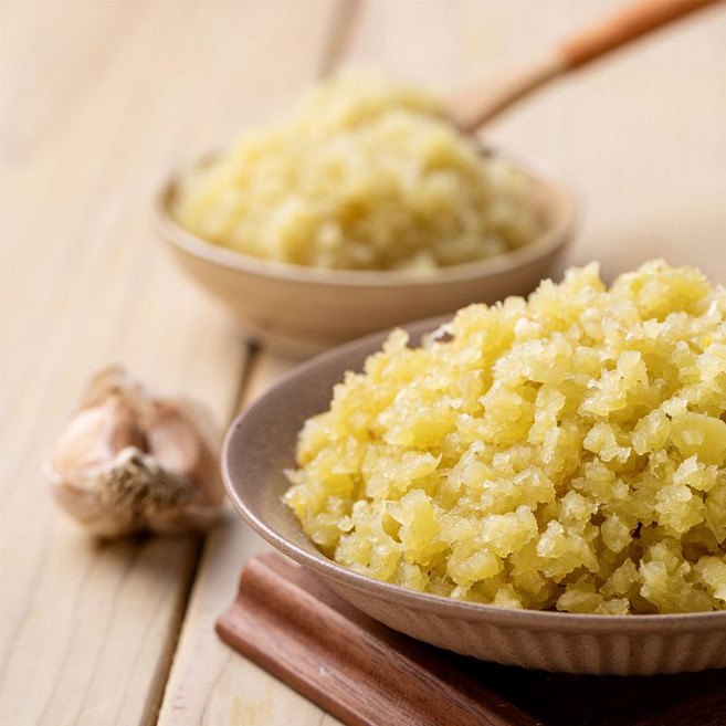 국내산 햇 다진 마늘 물0% 첨가물 0%, 3개