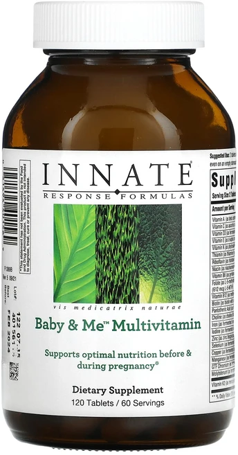 Innate Response Formulas Baby & Me 종합비타민 120정, InnateResponseFormulasBabyMe종합, 1개 - 쿠팡