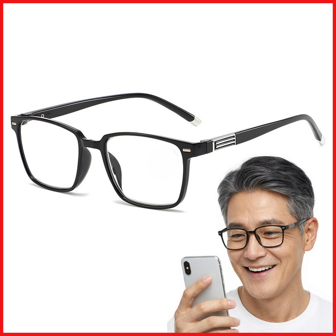 프로젝트M 초경량 독서안경 고화질 블루라이트 차단 돋보기, 1개, 60대 추천