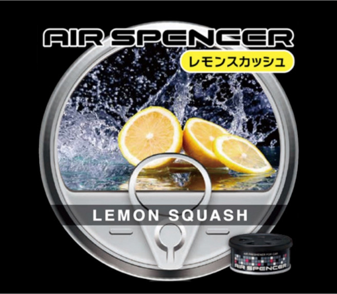 정식수입 영광사 에어스펜서 Air Spencer 고급 차량용 방향제 양면 사용 캔타입 실내 탈취용, 레몬스쿼시(Lemon squash), 1개