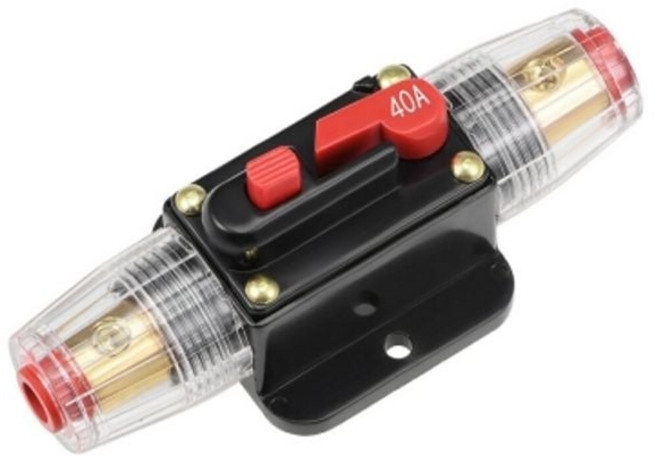 40A 써킷브레이커 케이블 휴즈홀더 자동차 1EA, 본상품