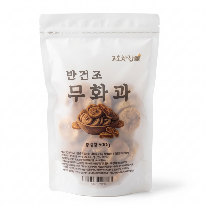 고소한집 반건조무화과 건조무화과 떡무화과, 1개, 500g
