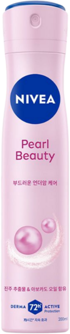 니베아 펄 앤 뷰티 데오드란트 스프레이타입, 200ml, 200g, 1개
