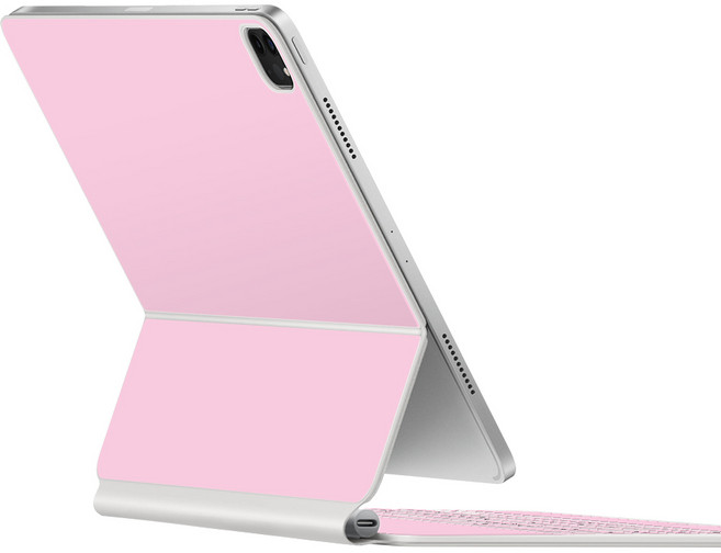 알럽스킨 아이패드 프로 6세대 5세대 4세대 3세대 호환 12.9인치 매직키보드 스킨 보호필름, 핑크