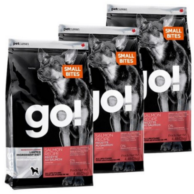 고솔루션 LID 레시피 스몰브리드 강아지 사료 연어 3p, 1.36kg, 3개