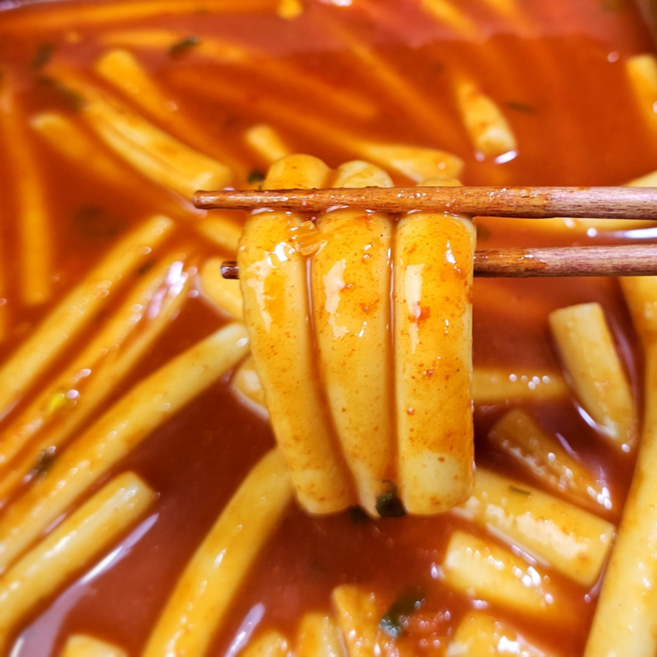 육거리떡볶이 오리지널 밀떡볶이 2인분 밀키트 국산고춧가루, 440g, 1세트