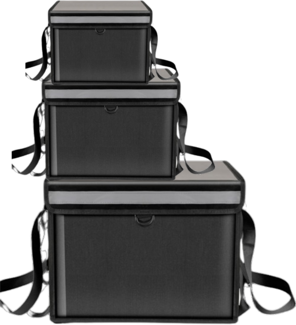 MCHI 배달가방 자석뚜껑 라이더 멀티백 가벼운 배달 라이딩 캠핑 장보기 22L 30L 48L 62L 80L, 22L기본, 블랙