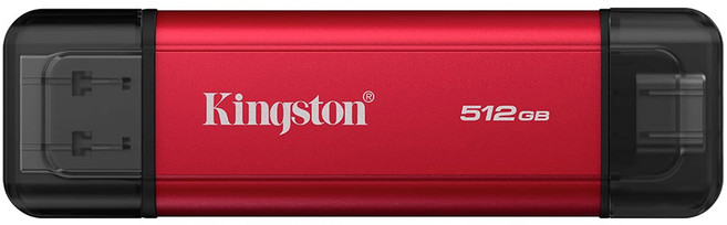 金士頓 Kingston Dual Portable Solid-State Drive USB-A/C 隨身碟, 1個, 512GB