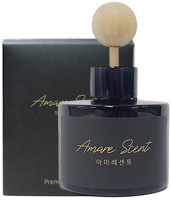 100%천연향료 테라피 차량용 방향제 자동차 디퓨저 블랙 120ml, 라벤더, 1개
