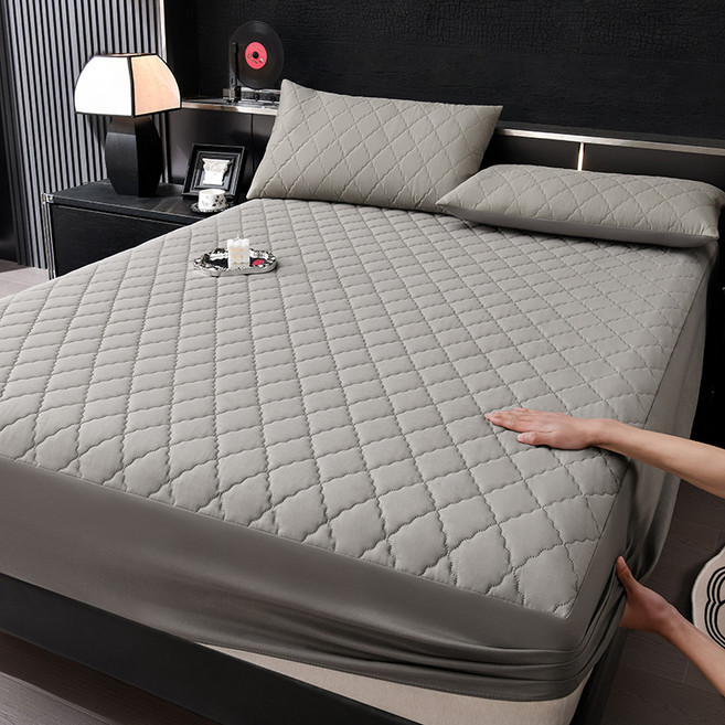 누빔 항균 사계절 방수 매트리스 커버